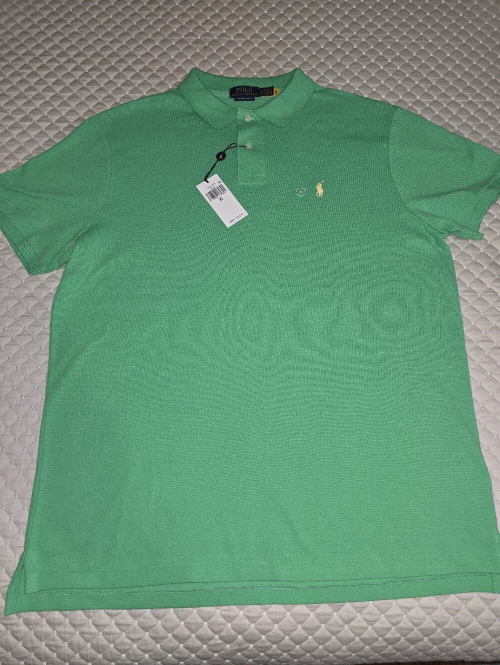 XL - Ralph Lauren Polo Men's Mint Green Short-Sleeve.(NEW RETAIL$ 110)